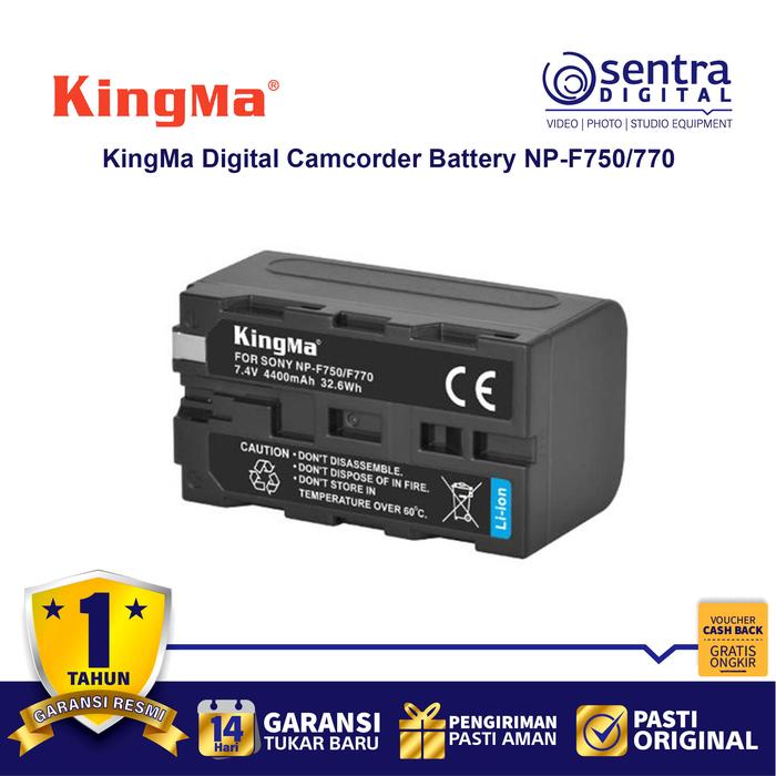 Gambar Kingma NP-F550 / NP-F570 Camcorder Battery ( 2200 mAh ) dari Sentra Digital Kota Surabaya Tokopedia