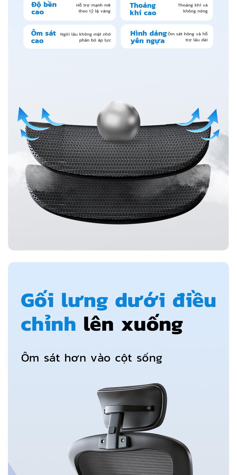 Product Introduction of Trò chơi ghế công thái học văn phòng W901 Chơi Game giải trí, Vải lụa băng được cấp bằng sáng chế 8