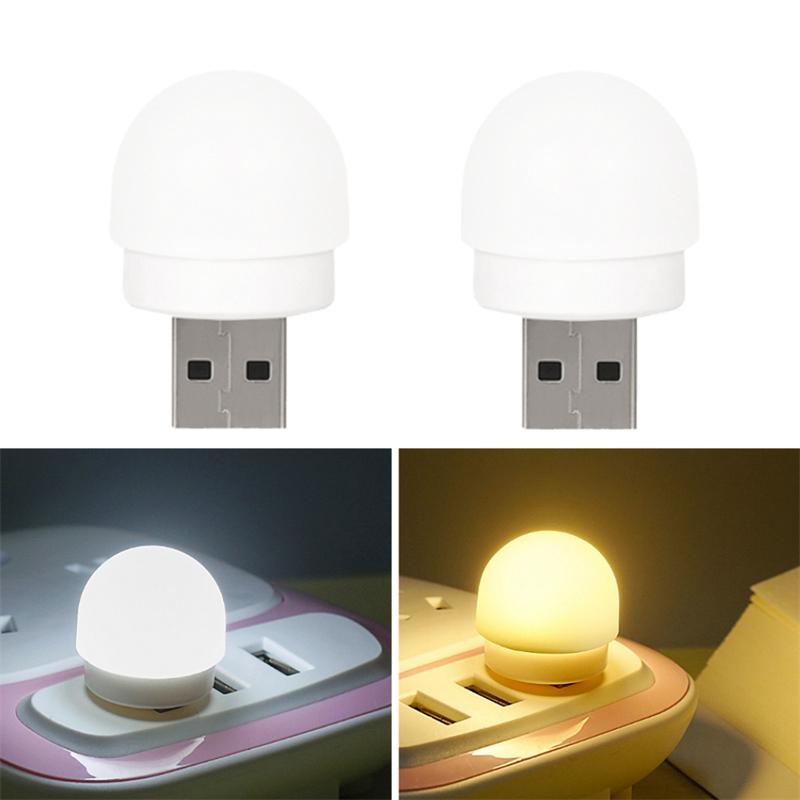 USB Plug Lamp Computer Mobile Power Charging USB Small Book Lamps LED ...