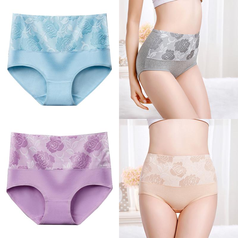 Product Introduction of High Waisted Panties Plus Size Women's Leakproof Panties Large Size Tummy Control Women's Panties Briefs 28