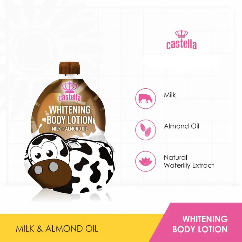 Castella Body Lotion Whitening Lotion 150ML All Variant lengkap - Menyamarkan Noda dan Melembabkan Kulit - Mencerahkan Kulit 3