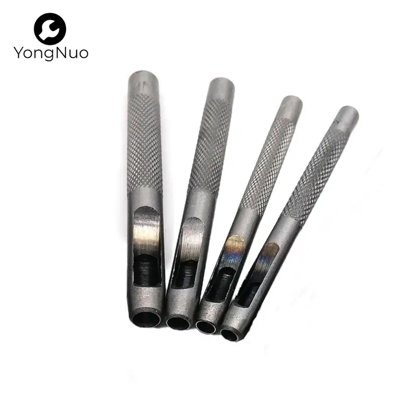 Handmade Hole Punch Set, 3MM/5MM/8MM/10MM Manual Hole Punch Drill For Paper Leather Shoes Belts, Specialty Hand Tool 0