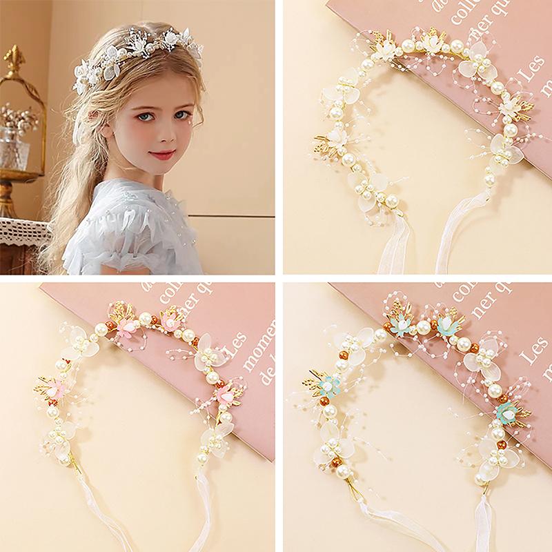 cài tóc Cô Dâu Bohemian, Phụ Kiện Đội Đầu Cô Dâu, Vòng Hoa, Vòng Hoa, Băng Đô, Bờm Tóc, dành cho bé gái mùa xuân, quà tặng trẻ em, [Lww] 0