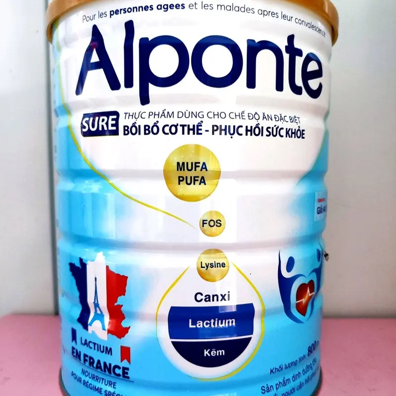 Sữa Bột Alponte Sure lon 800g - Bồi bổ cơ thể phục hồi sức khoẻ 1