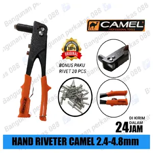 Tang Rivet CAMEL Bonus paku 20pcs / Hand Riveter Bagus Murah