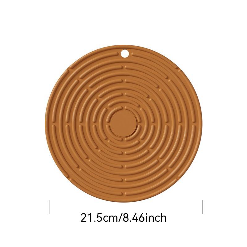 Round Heat Resistant Placemat, 3pcs Non-slip Table Mat, Decorative Placemat for Home Kitchen Dining Room, Kitchen Accessories 1