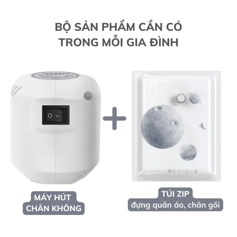 Máy hút chân không quần áo JIASHI DELADEP cầm tay mini hút chân không quần áo, chăn gối nhỏ gọn kèm túi MCK01 6