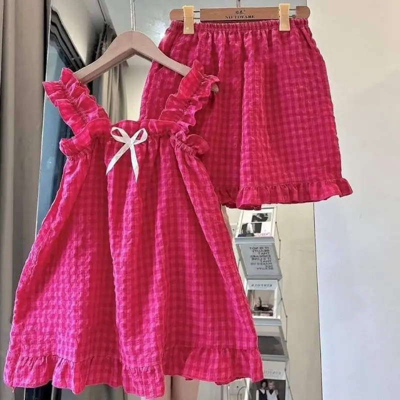 Set bộ 2 dây bản to kẻ caro siêu xinh Nữ Women Áo Top Nữ Women Nữ Women Nữ Women Nữ Women Nhung