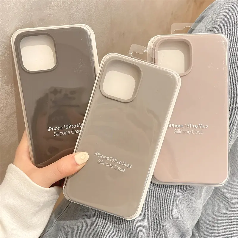 Silicone Cover Liquid Phone case For iPhone15 14 13 12 11 X XR 8 7 Pro Max Plus, iPhone11 iPhone15 iPhone7Plus iPhoneXS Phones Casing Protection Dustproof Shockproof No Fingerprint