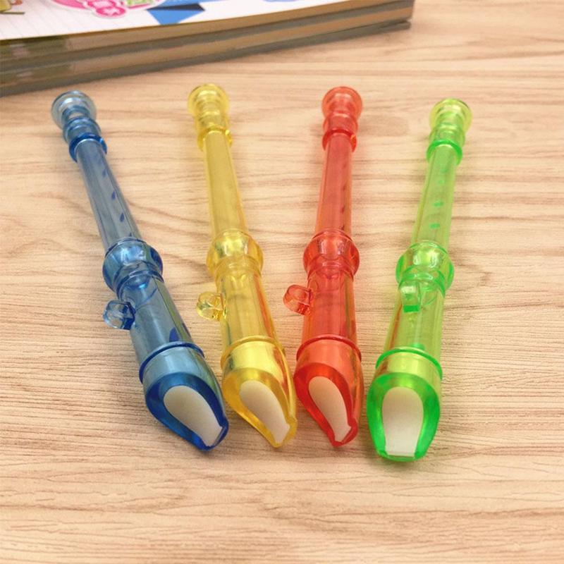 Product Introduction of 1Pcs 6 Holes Mini Harp Flute Children's Early Education Transparent Flute Small 32