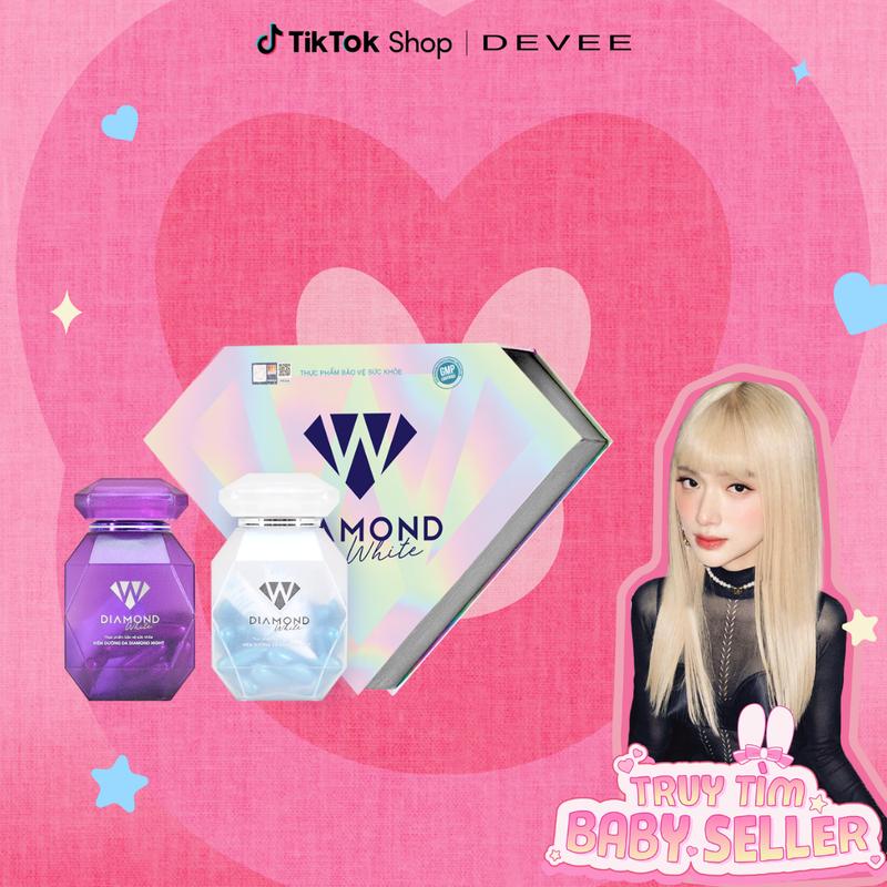 Viên uống dưỡng da Diamond White Day & Night