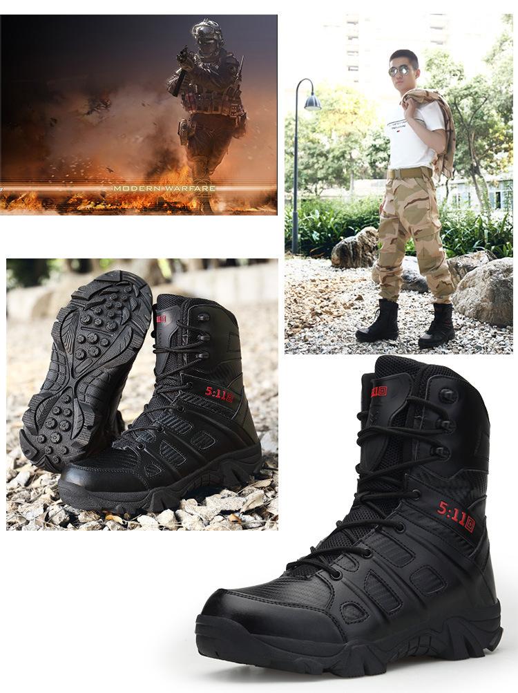 Product Introduction of in Stock Professional Military Boots Non-Slip Combat Boots Military Combat Boots Hiking Shoes Hiking Boots in Stock Professional Military Boots Non-Slip Combat Boots Military Combat Boots Hiking Shoes Hiking Boots Straight plus Size Military Boots Trainin 6