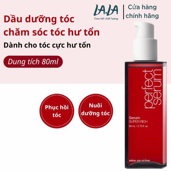 Tinh chất dưỡng tóc mise en scene Perfect Serum Original 80ml giúp phục hồi tóc hư tổn mềm mượt, chắc khỏe
