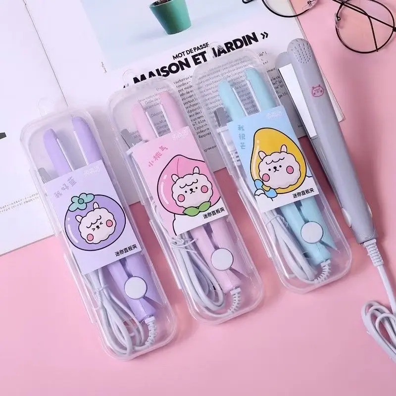 Máy là ép tóc mini cute kèm hộp trong suốt ️ Bảo hành lỗi 1 đổi 1