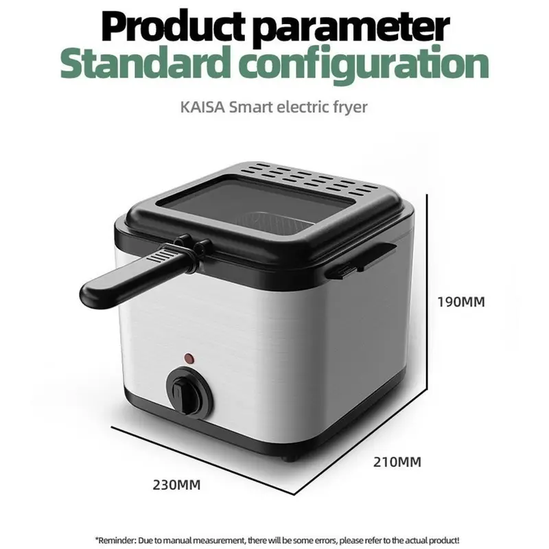 Penggorengan Listrik 2.5L / Alat Goreng Dalam Multifungsi / Mesin Ayam Goreng 5