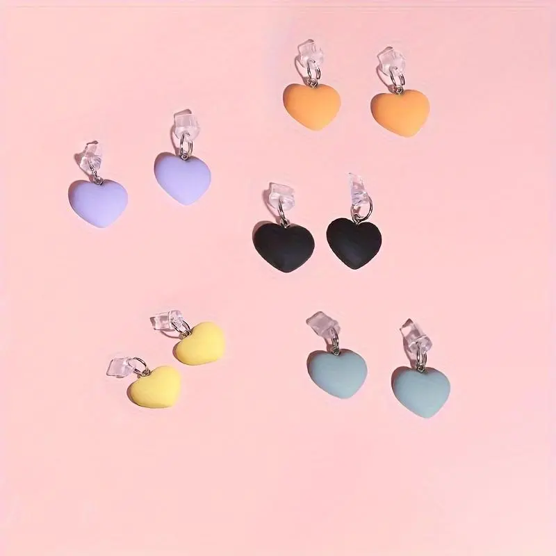 Heart Design Phone Dust Plug, Mobile Phone Dust Plug, Phone Dust Plug for iPhone & Type-C Interface Mobile Phone, Phone Accessories 8