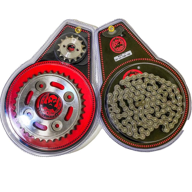 NSD Cao cấp SAFATY: Future 125, Future Fi, RSX, Future led,... 428S-108L-36T-14T Phụ Tùng Cacbon