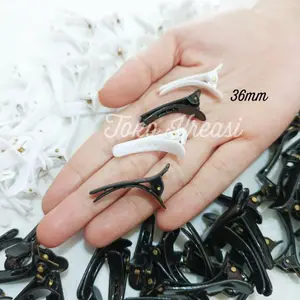 (Per pcs) Penjepit / jepit bebek / jepitan rambut plastik 36mm