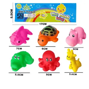 BATH TOYS BINATANG KARET VINYL RUBBER BUNYI CIT CIT MANDI