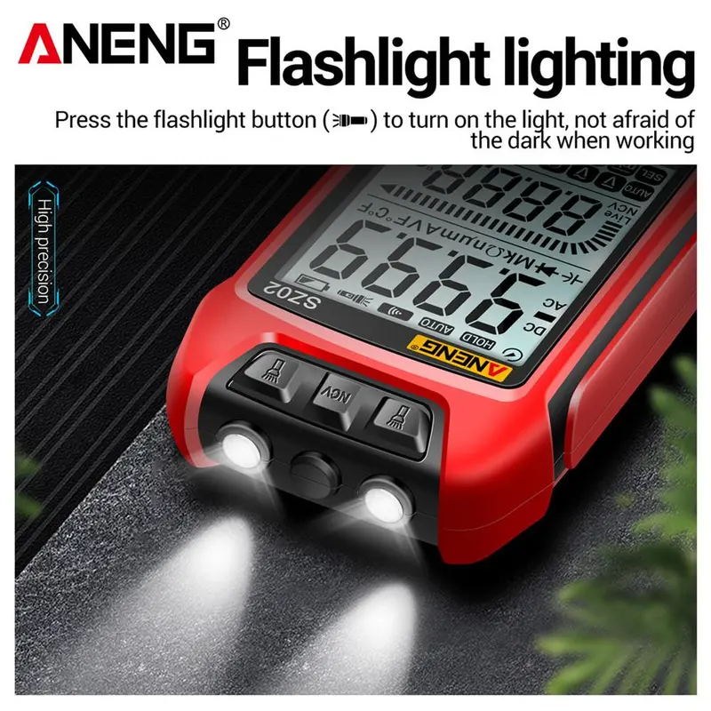 Digital Smart Multimeter, Digital Multimeter with LCD Display, Handheld Multimeter for Home Use, Boyfriend Gift, Tool, Electrical 7