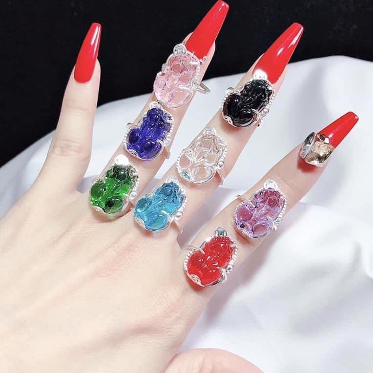 Nhẫn bạc nữ  đá Tỳ hưu SK24 bạc LOPA,  xinh xinh   điểm nhấn, thu hút thời trang, cá tính , sang trọng, đi chill, kỉ niệm , quà tặng, đồ đôi, bạn thân ,