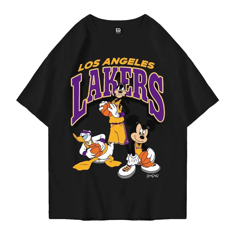 Kaos Distro Kekinian Elevendays Mickey Putih Hitam Ungu Combed24S serba bayar ditempat 1
