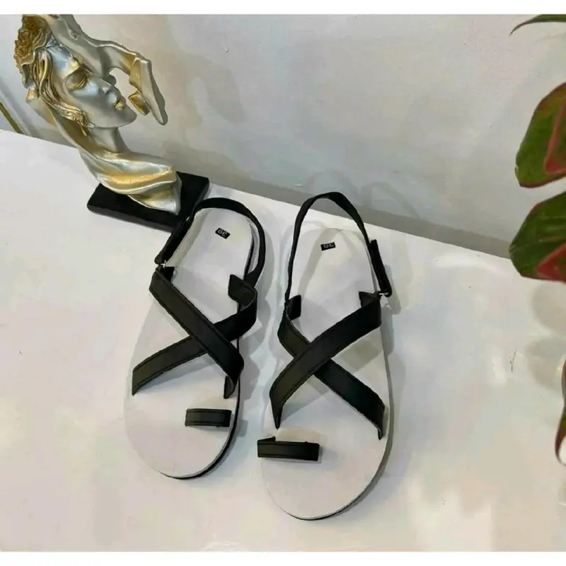 sandal nam nữ quai chéo xỏ ngón dép chữx 2