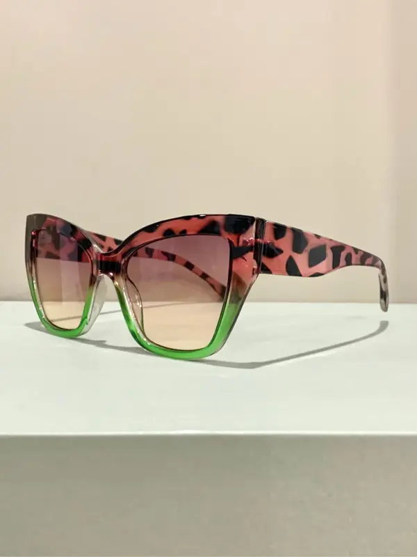 Unisex Simple Style Cat Eye Frame Sunglasses, Trendy Casual Sunglasses for Everyday Use, Fashion Accessories for Outdoor Activities 7