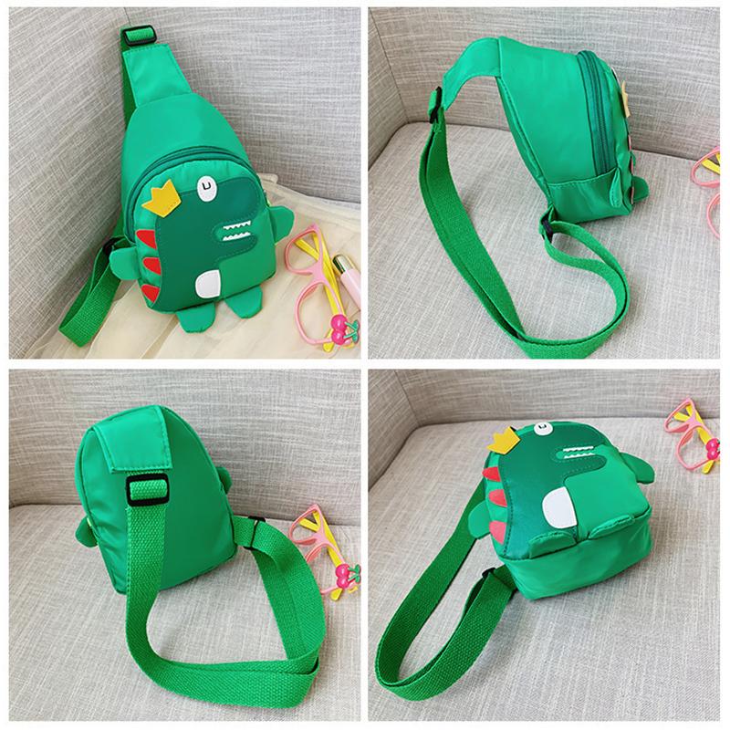 Product Introduction of Beg Selempang Dinosaur Kartun, Fesyen, Untuk Lelaki dan Perempuan, Beg Dada Kanak-kanak Comel, Beg Bahu Utusan, Beg Galas Perjalanan, Sesuai untuk Kanak-kanak 18