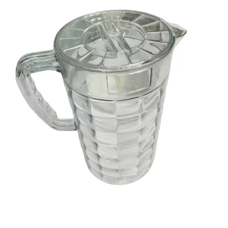 Ca 2 lít đựng nước, Ca kính Việt Nhật (6056), Bình đựng nước chịu nhiệt cao trong suôt có quai cầm ca  nuoc 1