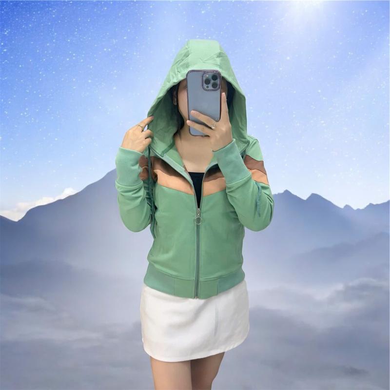 Áo Chống Nắng Nữ Thông Hơi Cao Cấp  [  CHỐNG Tia UV  Hiệu Quả ] - Khoác Chống Nắng Co Dãn 4 Chiều , Không Xù Lông - Áo Khoác Dày Dặn 6
