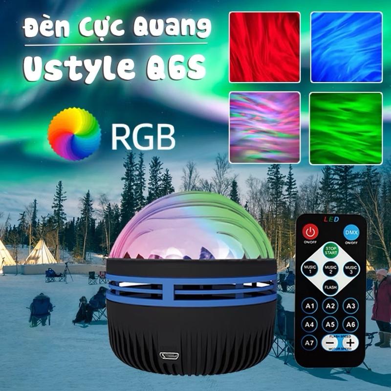 (Loại 1) Đèn Galaxy Cực Quang Chiếu Sóng Nước Bikoxi - Bảng Điều Khiển Từ Xa