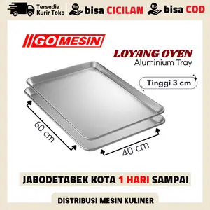 Food Pan 40x60x3cm Loyang Pemanggang Roti Nampan Oven Bakery