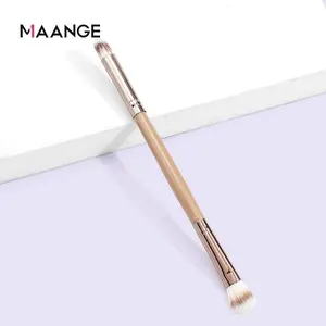 MAANGE Kuas Mata 2 Sisi 51207 – Brush Multifungsi untuk Blending, Highlight, Shading, Bulu Halus Tidak Rontok, Cocok Pemula & Pro