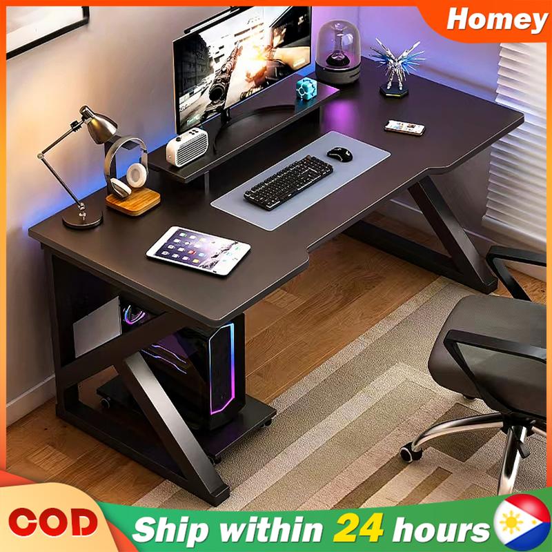 100/120/140cm Computer Table for Desktop Study Table Office Desk ...