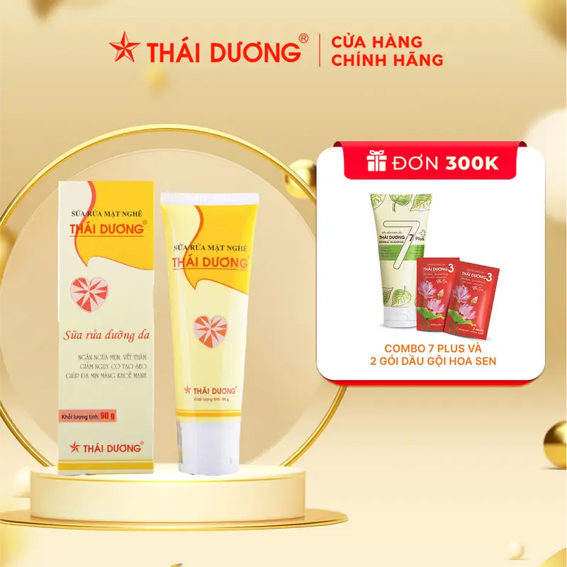 Sữa rửa mặt Nghệ Thái Dương (Hộp 1 tube x 90g)- Sao Thái Dương 3