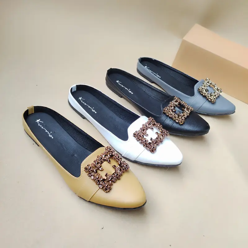 Sandal Slop jumbo Big Size 41 42 43 44 45 V038 Shoes Wanita 3