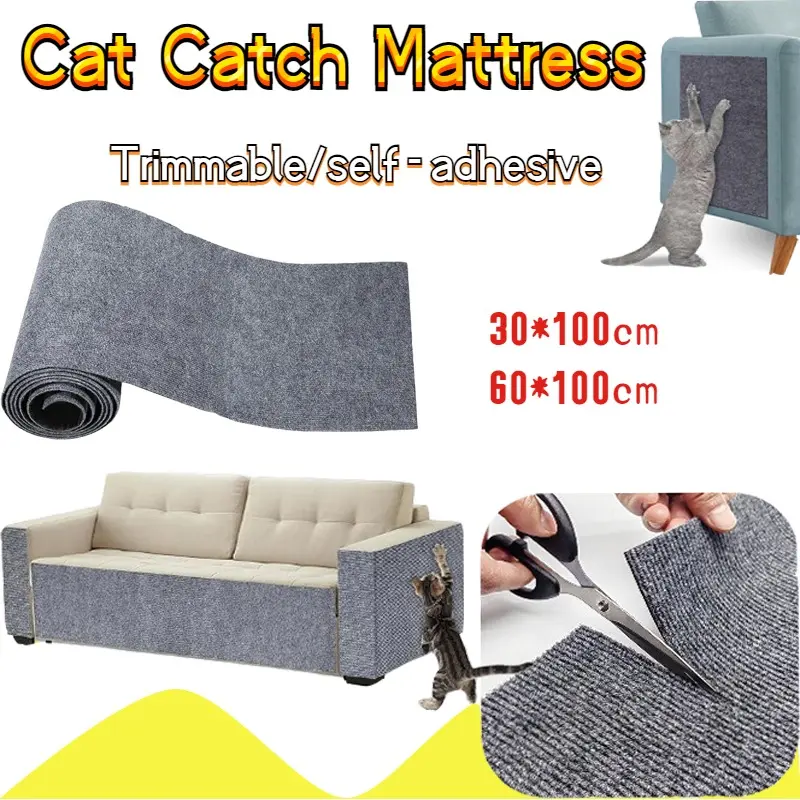 Cat Scratching Pad Can Be Trimmed/self-adhesive DIY Climbing Cat Scratching Pad Furniture Protector Pet Claw Grinding Pad Toy Cat Scratching Board Cat Toy catscratcher