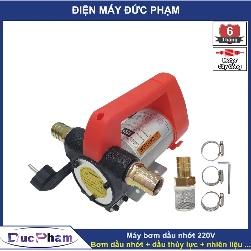 Máy bơm dầu nhớt 12V + 24V + 220V | Bơm dầu diesel | Bơm dầu thủy lực | Bơm nhiên liệu 2