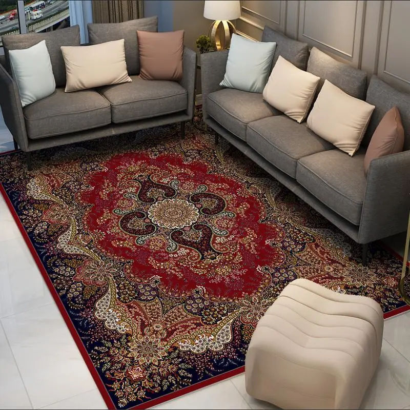 Thảm Phong Cách Dân Tộc Bohemian, Thích Hợp Cho Phòng Khách, Chăn Đầu Giường, Phòng Ngủ, Bàn Cà Phê, Ghế Sofa Và Đầu Giường, Thảm Trải Chân, Trùm Kín, Có Thể Giặt Bằng Máy 6