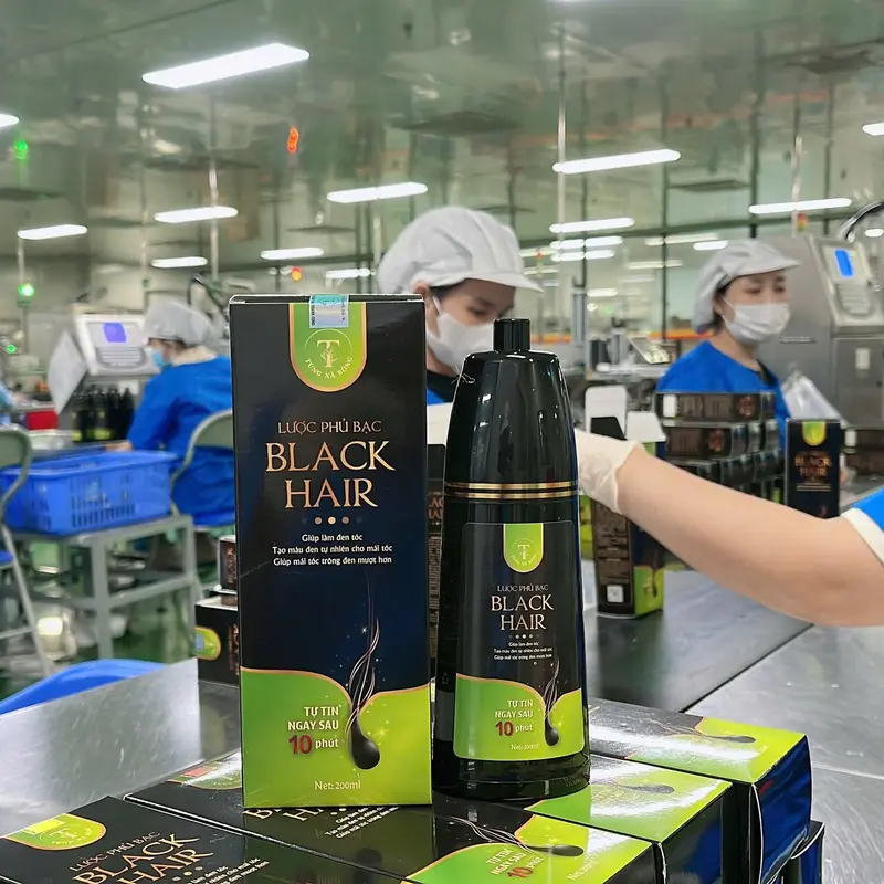 [ LIVE ] Lược Phủ Bạc Black Hair Tùng Xà Bông lược phủ bạc tinh chất thiên nhiên 200ml Đổi Màu Tóc Nhuộm Tóc 2