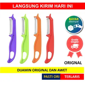 PEELER PELLER PEALER PISAU KUPAS PENGUPAS ALAT BUAH KENTANG TIMUN APEL WORTEL NGUPAS KULIT KNIFE STAINLESS STEEL
