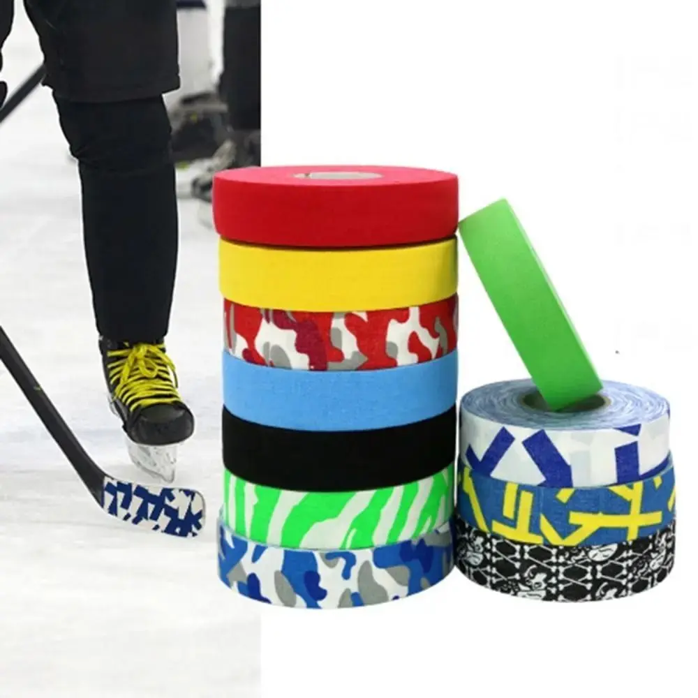 Sports Tape 2.5cm*25m Ice Hockey Grip Tape Wear-resistant Anti-slip Hockey Stick Tape Cotton Cloth Non-slip Golf Tape Fishing Rod