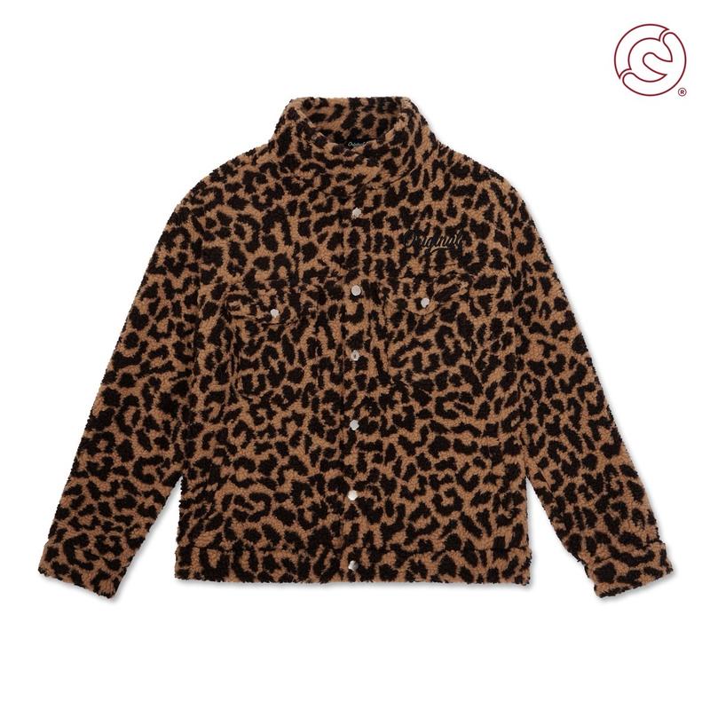 Áo Khoác Lông OY Hoạ Tiết Da Báo