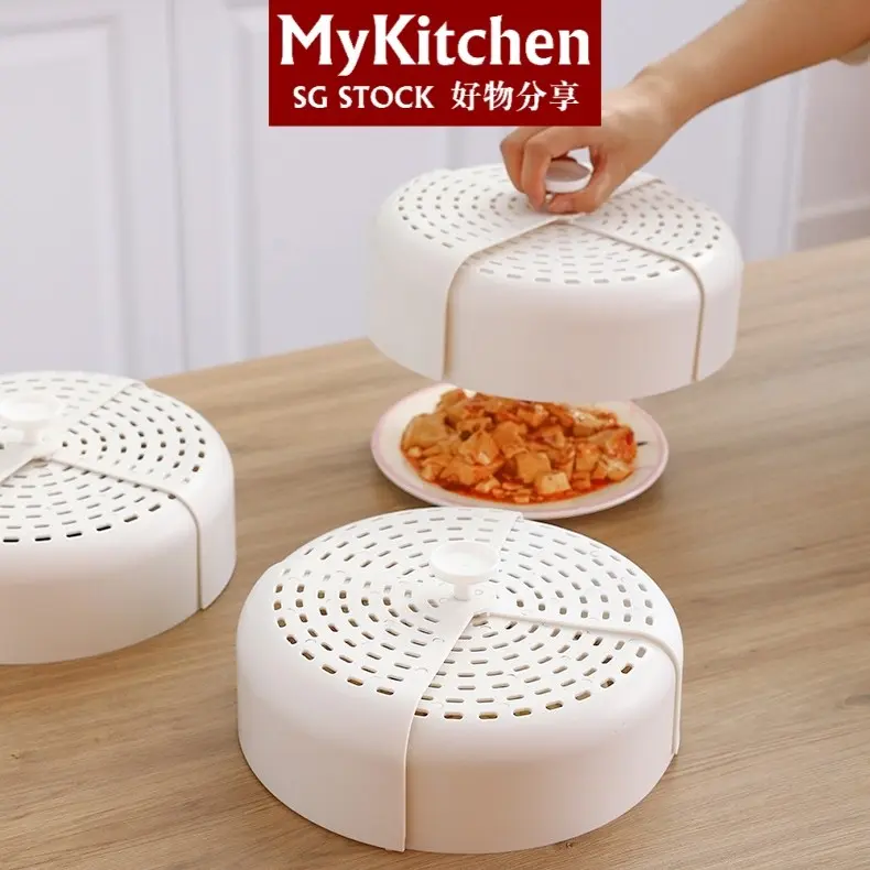 Mykitchen Foldable Food Cover, Detachable Dish Cover