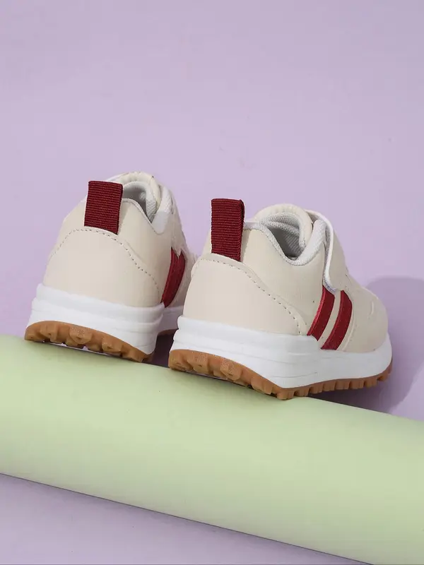 Toddler Boy's Patchwork Velcro Design Sneakers, Casual Comfortable Non-slip Sports Running Shoes, All-match Round Toe Shoes for Daily Wear 3