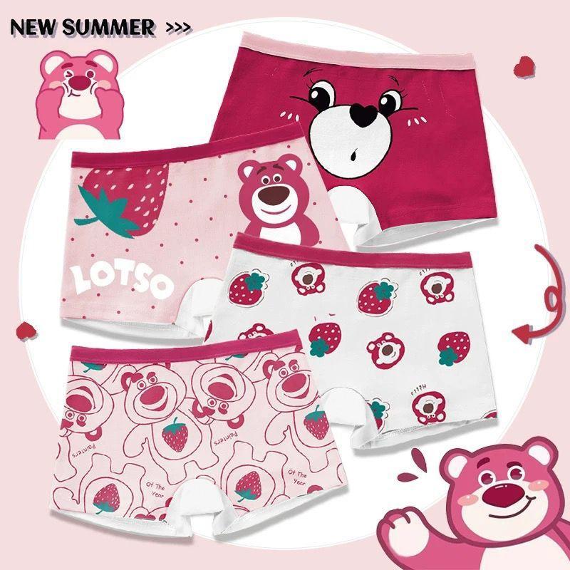 Product Introduction of Girls' Underwear Four-Corner Cute Comfortable Children's Boxer Briefs Baby Little Girls 4-Pack Set 22