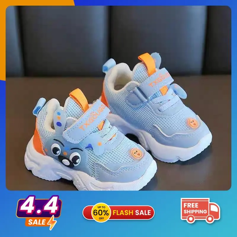 Giày Thể Thao Lưới Siêu Nhẹ Bé Trai Bé Gái Size 21-30, Giày Lưới Thoáng Khí, Đế Mềm Siêu Nhẹ, Phù Hợp Nhiều Phong Cách. Sandal Kem Jean giay be
