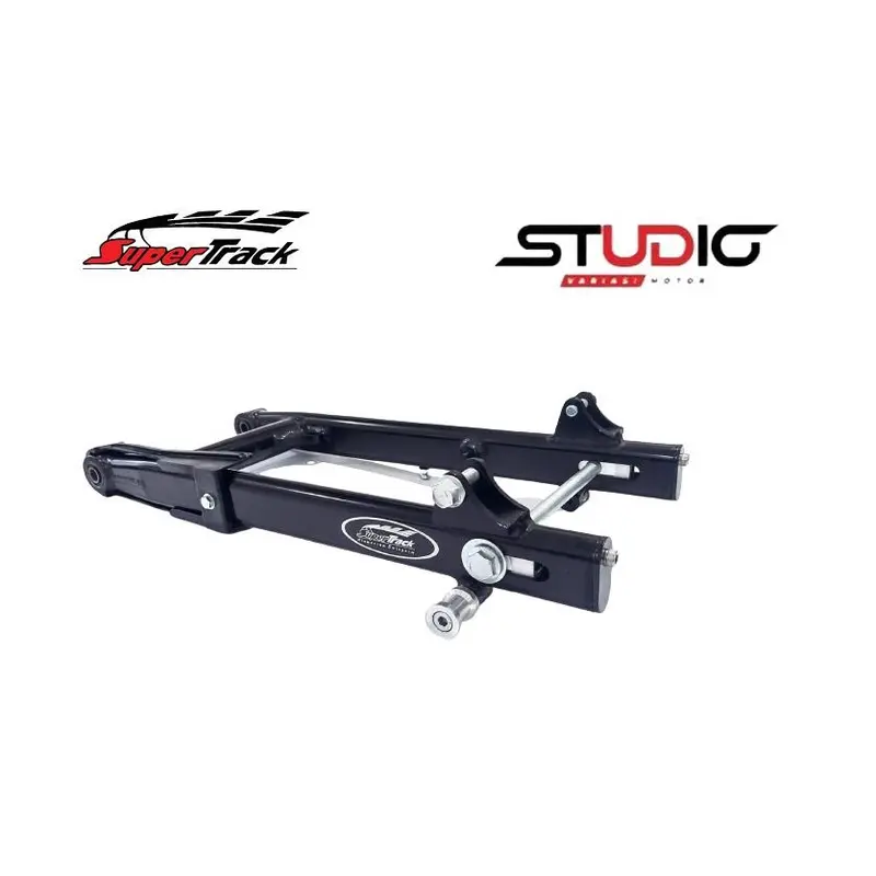 Swing Arm Supertrack Gen 2 Motor Supra X Supra Fit Lama Legenda Astrea Grand Bulus Sabit Garpu Belakang plus Baut - Universal Sepeda Motor Motorcycle 6