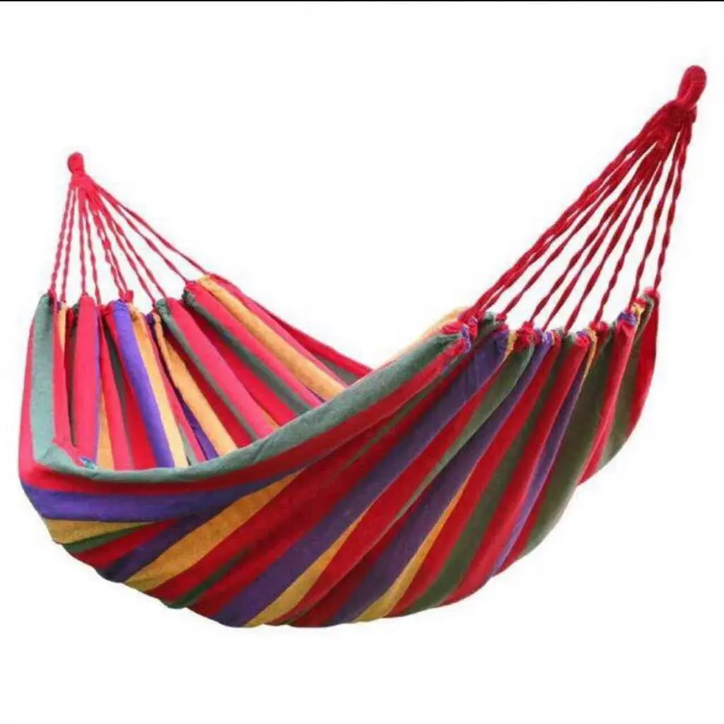 Portable Cotton Rope Outdoor Hammock Portable Cotton Rope Outdoor ...